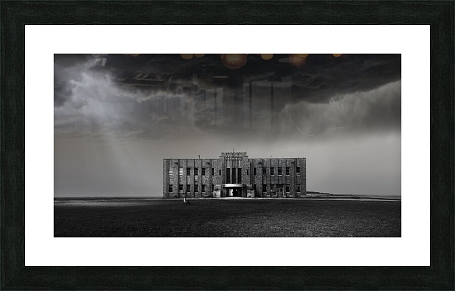 Wayne County Aeroport Picture Frame print