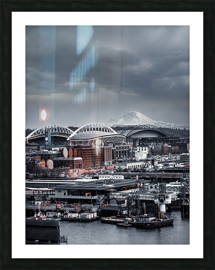 Seattle Docks Picture Frame print