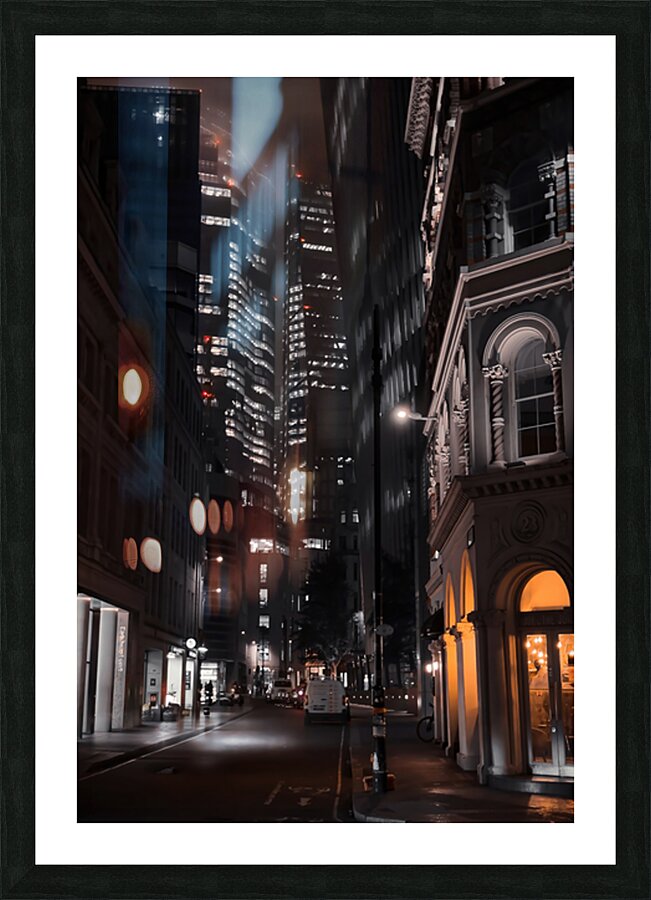 Below the Fog Picture Frame print