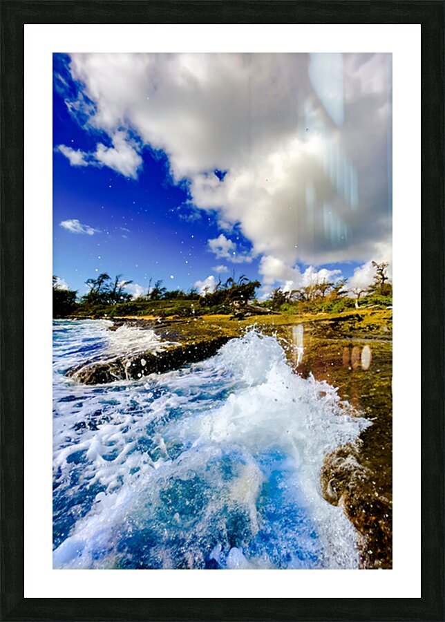 Blue Crush Picture Frame print