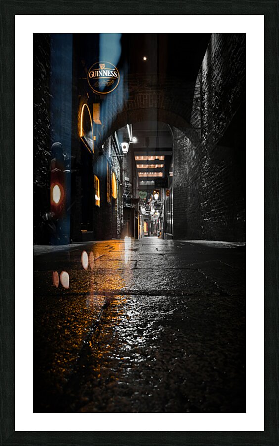 Lone Busker Picture Frame print