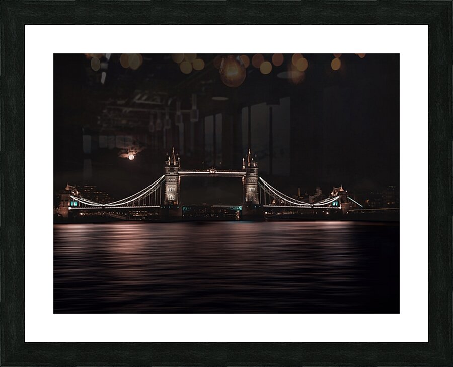 Night Towers Picture Frame print
