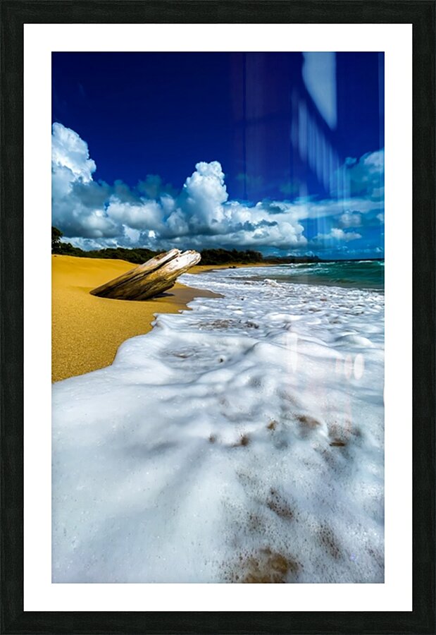Peaceful Beach Picture Frame print