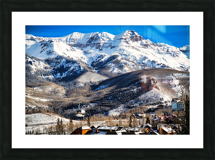 Through the Cold Picture Frame print