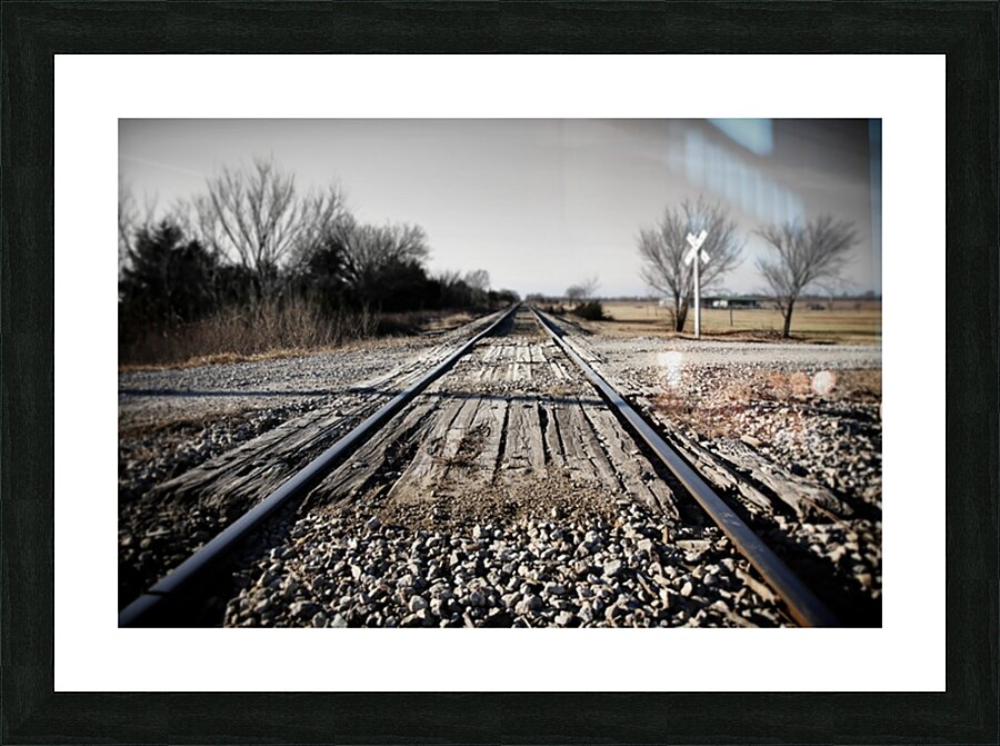 Empty Rails Picture Frame print