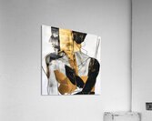 Black Gold Acrylic Print
