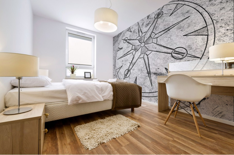 Compass Mural print