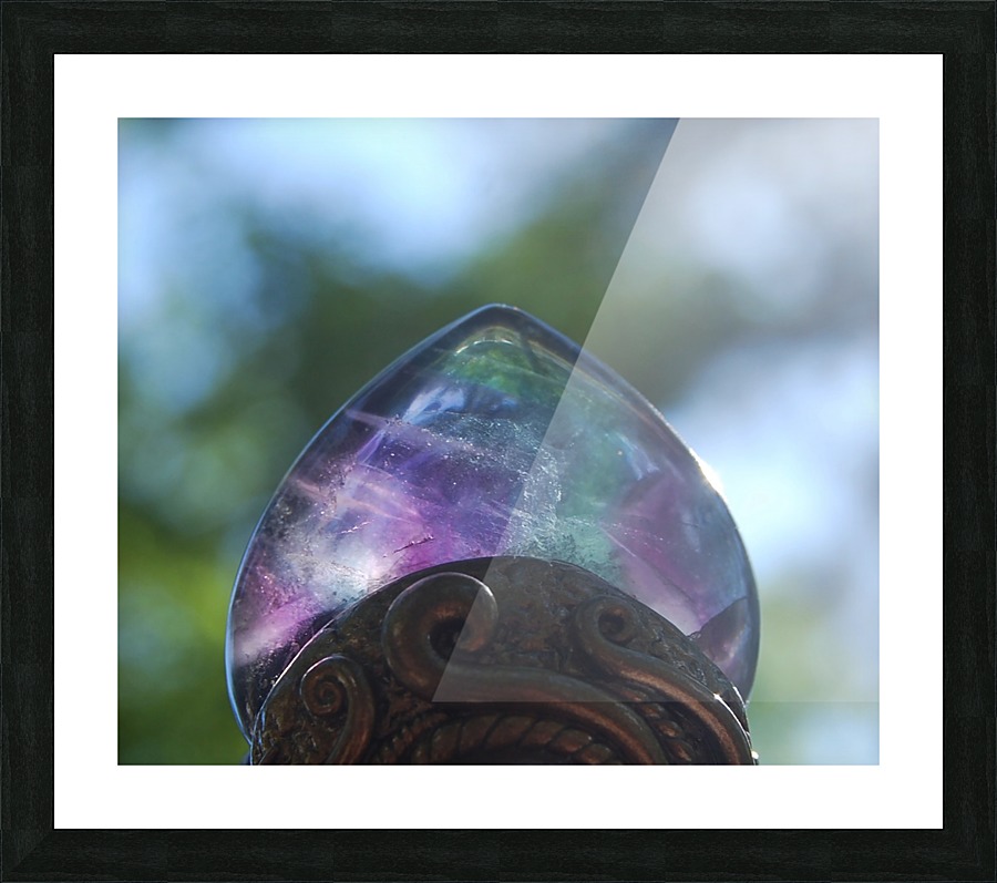 fluorite  Picture Frame print