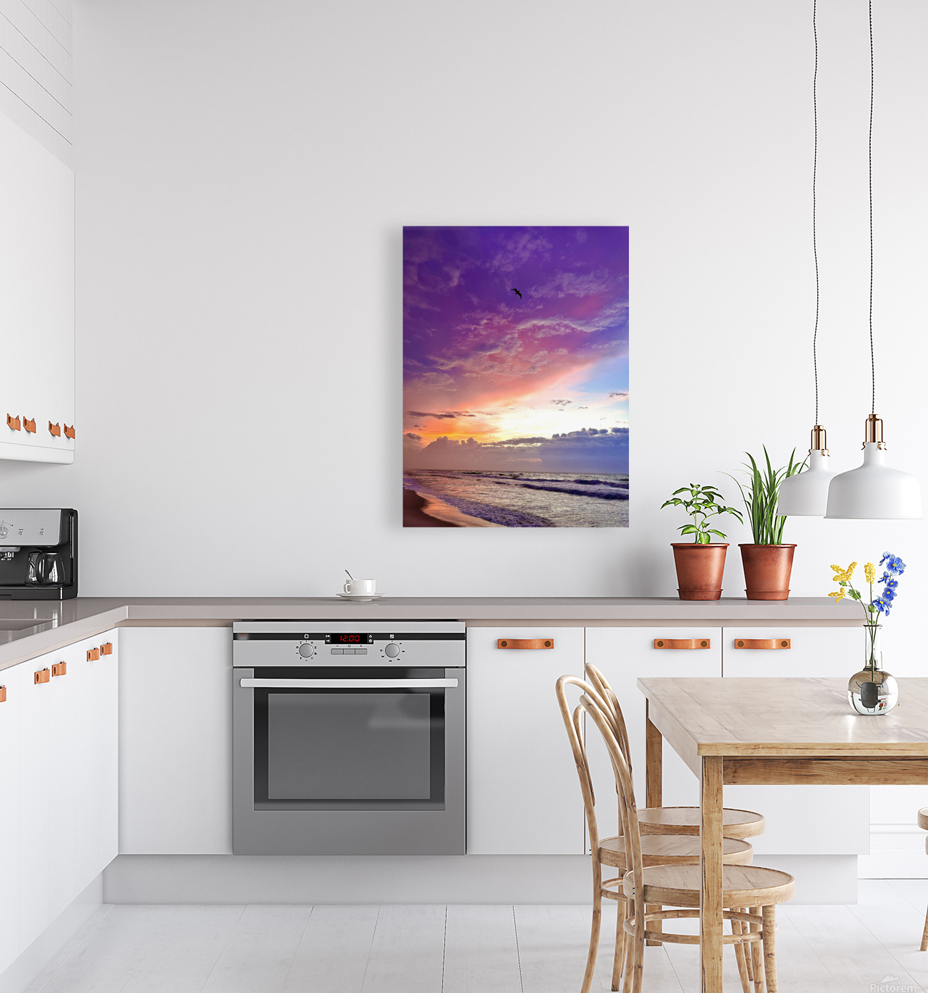 purple sunrise Reproduction
