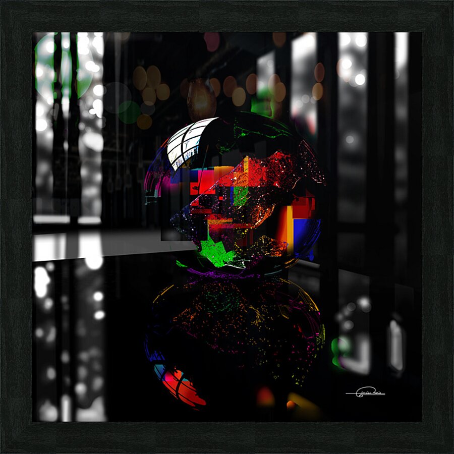 CONCEPTUAL BLOOM Picture Frame print