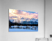 Range and Fence Acrylic Print