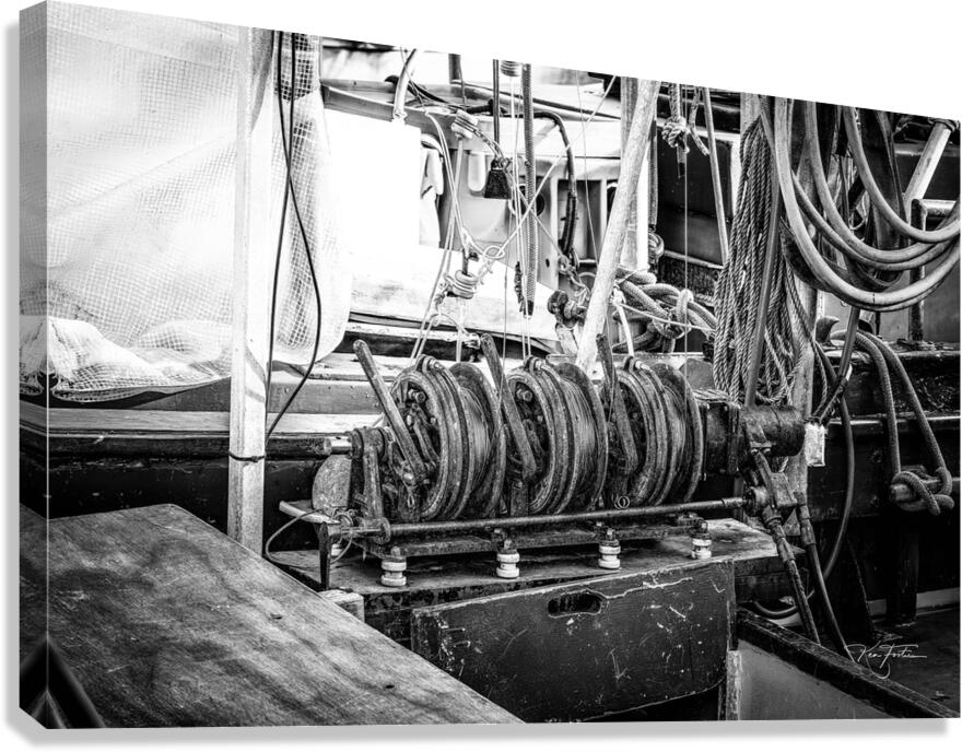Reels and Lines Canvas Print