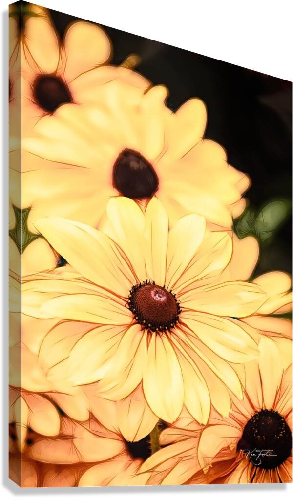 Tall and Yellow Canvas Print