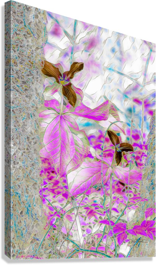 Trillium Fantasy Canvas Print