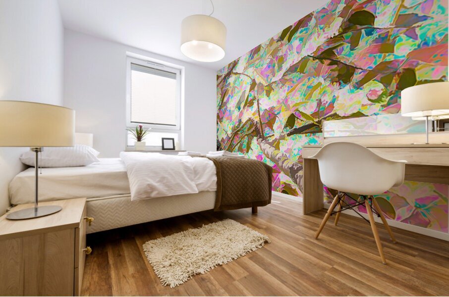 Spring on the Tree Mural print