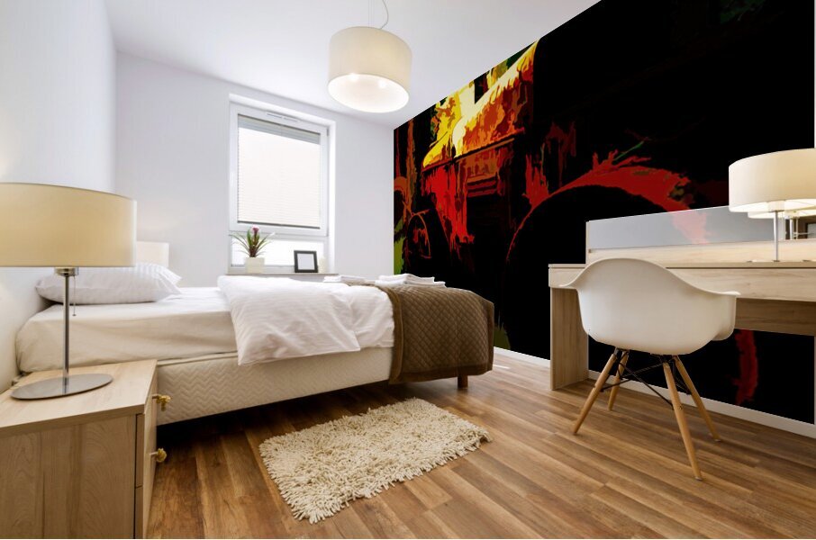 Sun in Front Mural print