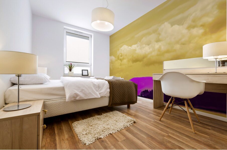 The Purpling Mural print