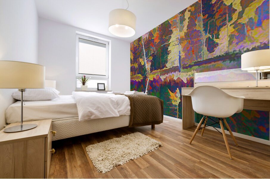 Two Spar Trees Mural print