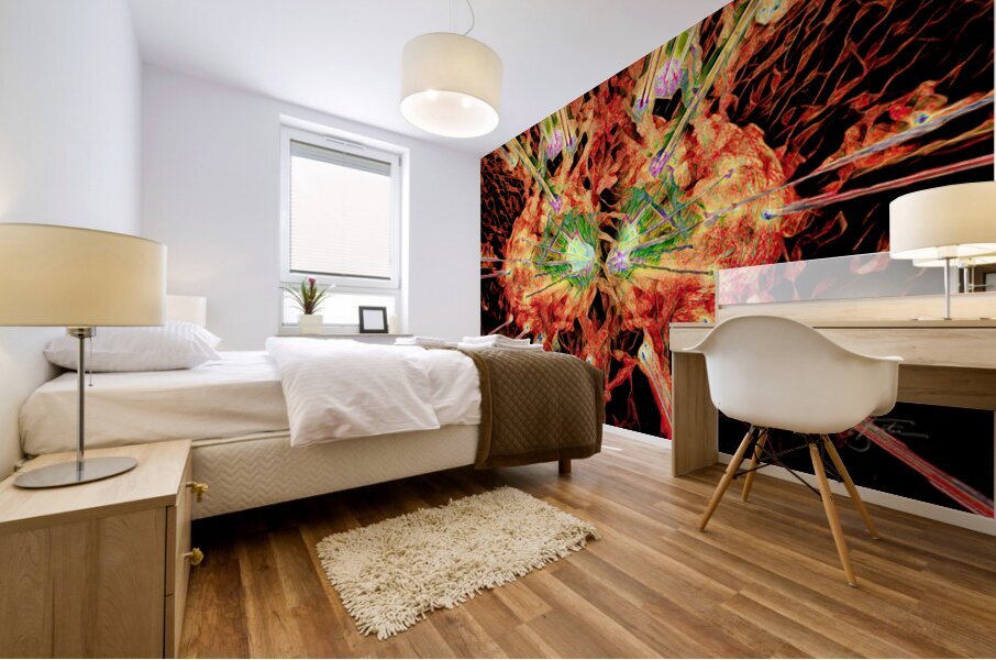 Woven Light Mural print