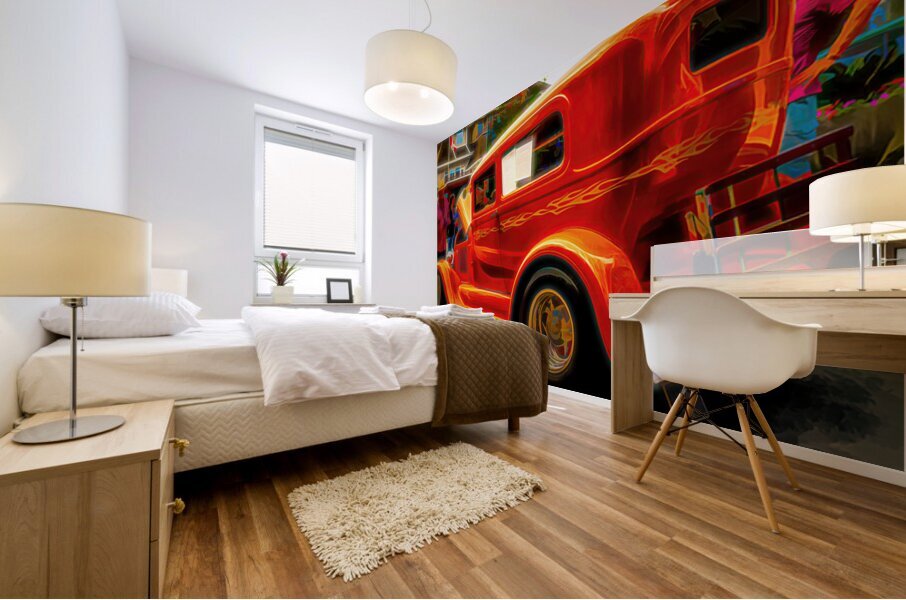 Attracting Attention Mural print