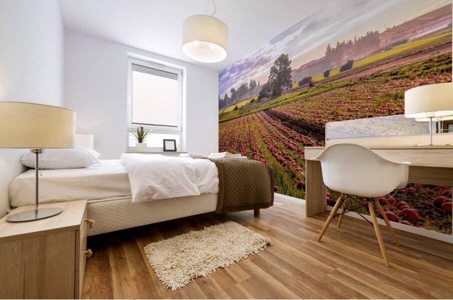 Pumpkin Morning Mural print