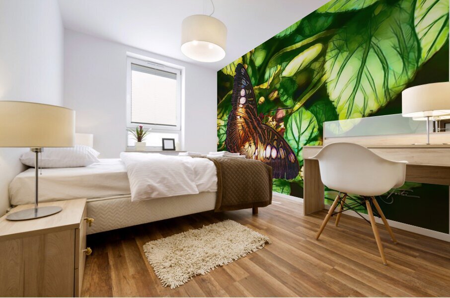 Spot Moth Mural print