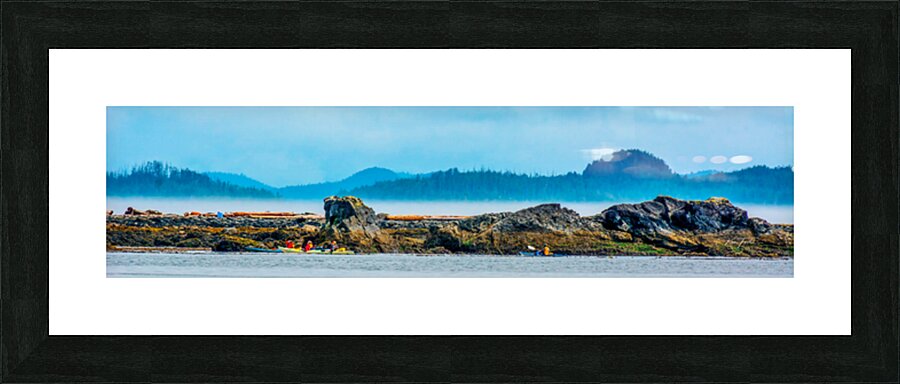 Random Paddlers Picture Frame print