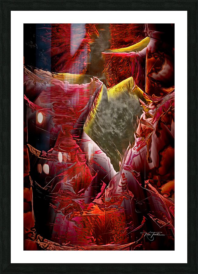 Ragged Bark Picture Frame print