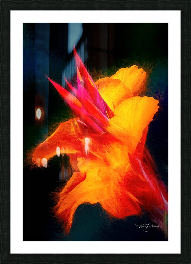 Red Vapours Picture Frame print