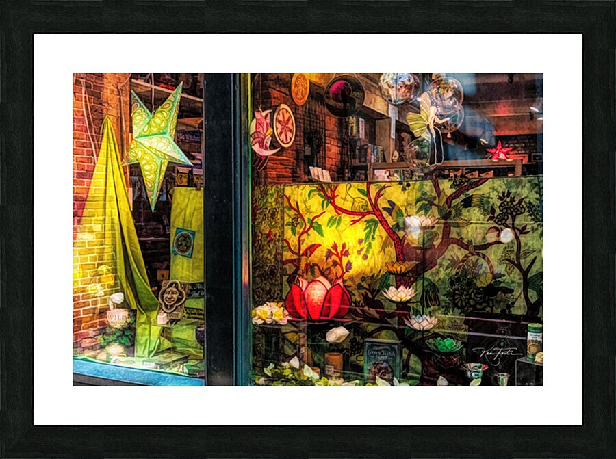 Red Lotus Picture Frame print