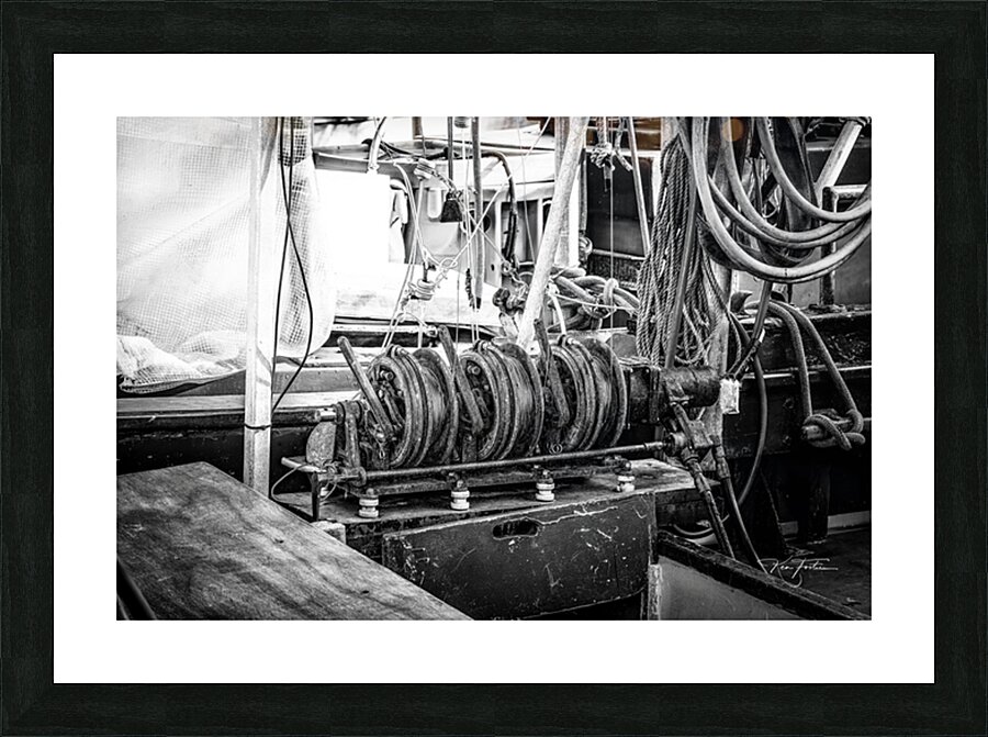 Reels and Lines Picture Frame print
