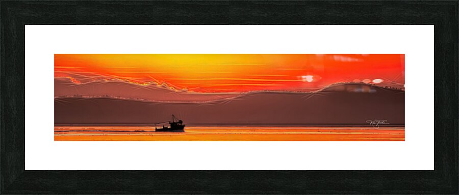 Sailors Warning Picture Frame print