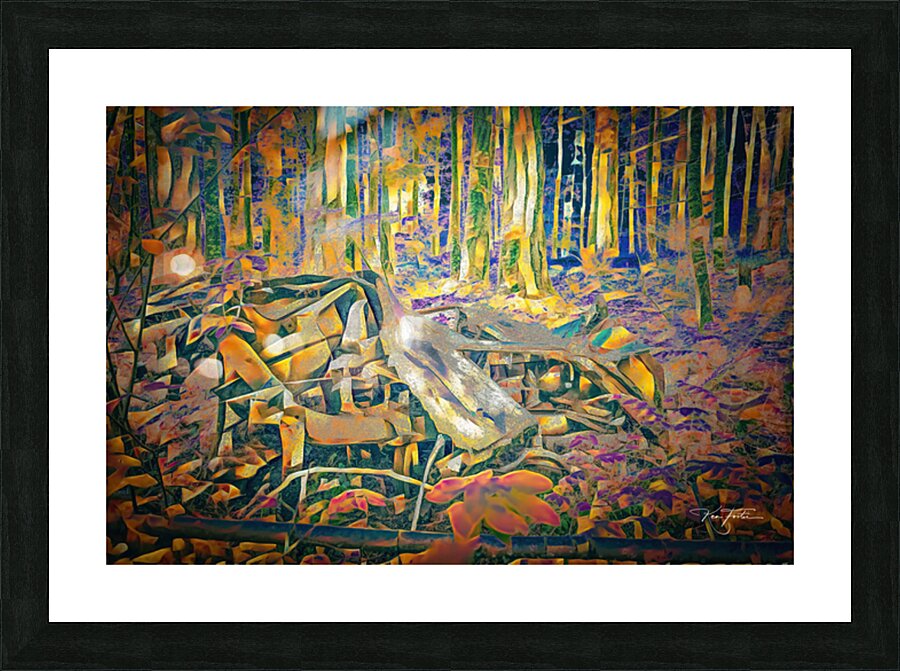 Scrap Steel Picture Frame print