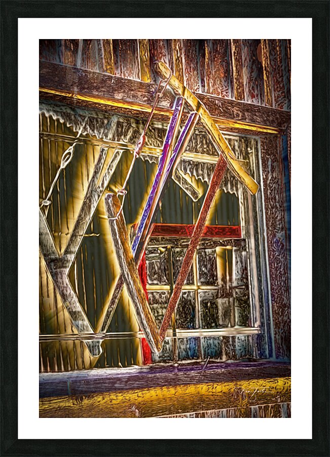 Seen Sawn Picture Frame print