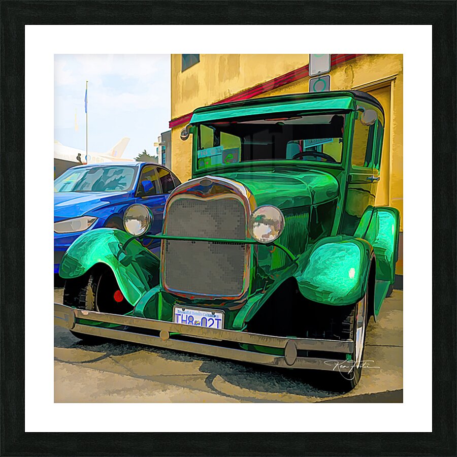 Shamrock Ford Picture Frame print