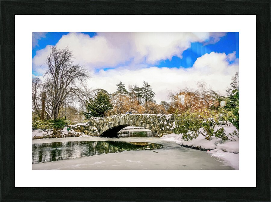 Stone Bridge Picture Frame print