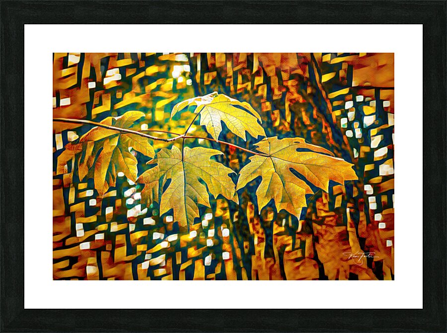 Syrup Mosaic Picture Frame print