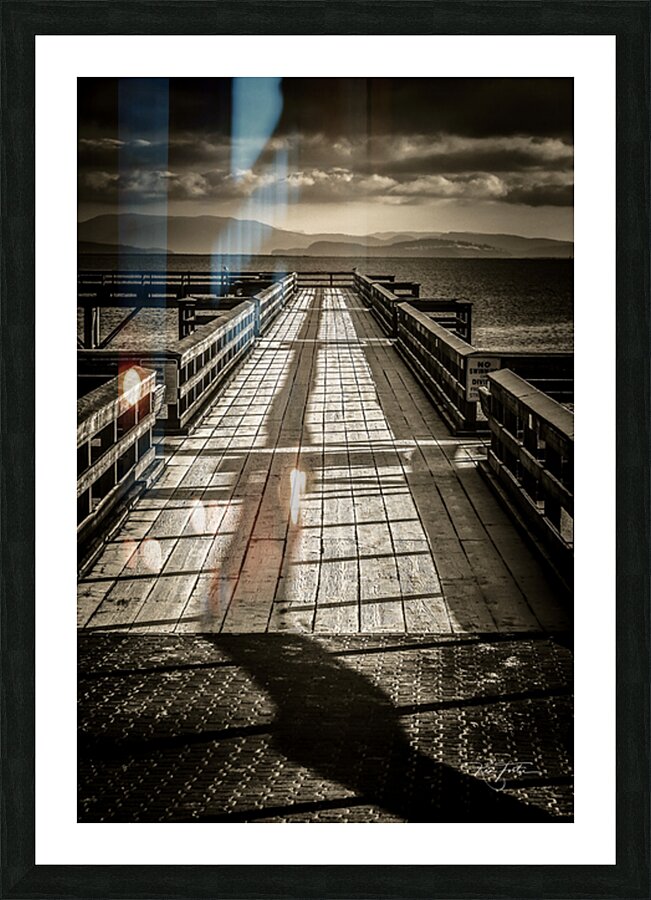 The Pier Picture Frame print