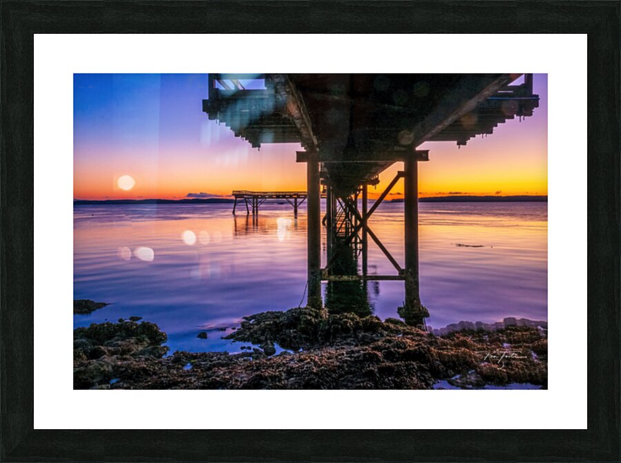Under the Pier Picture Frame print