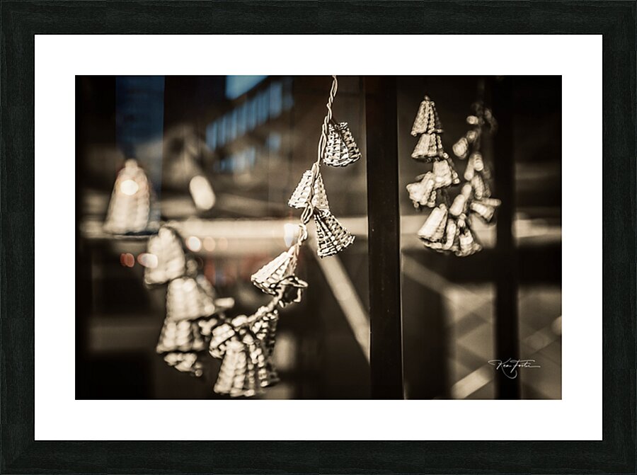 Wicker Bells Picture Frame print
