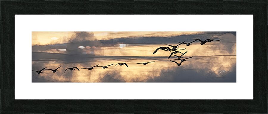 Wild Goose Chase Picture Frame print