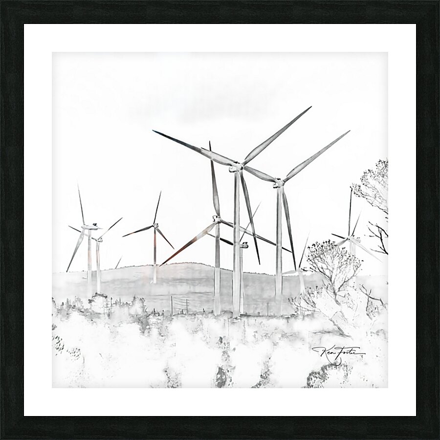 Wind Waiting Picture Frame print