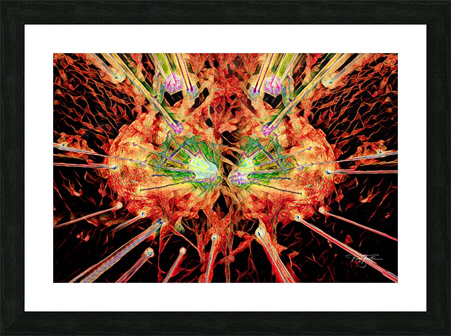 Woven Light Picture Frame print