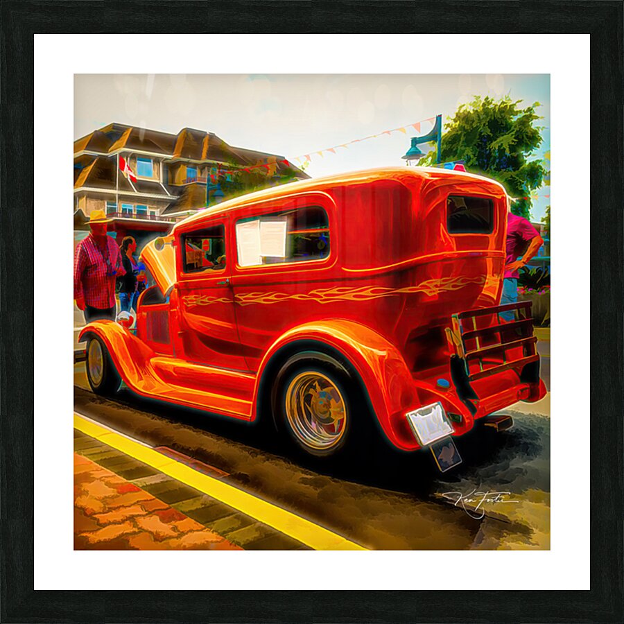 Attracting Attention Picture Frame print