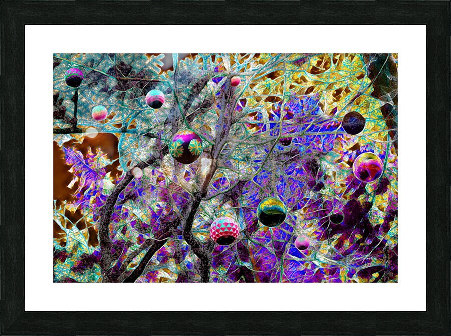 Balls and Branches Picture Frame print