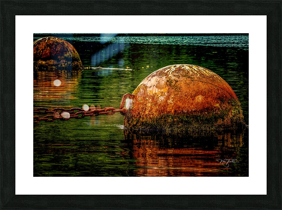 Ball and Chain Picture Frame print