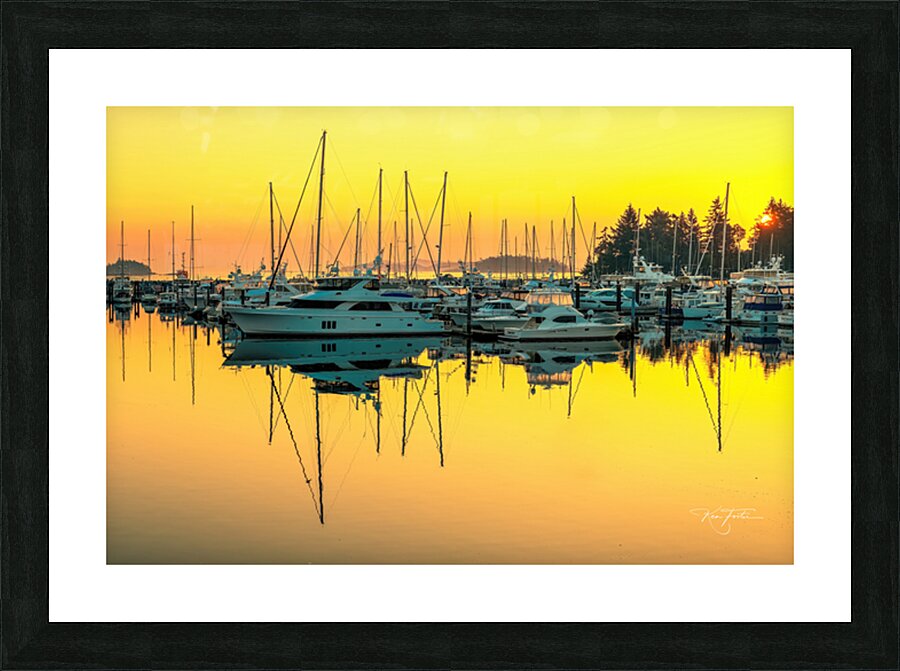 Barely Rippled Picture Frame print