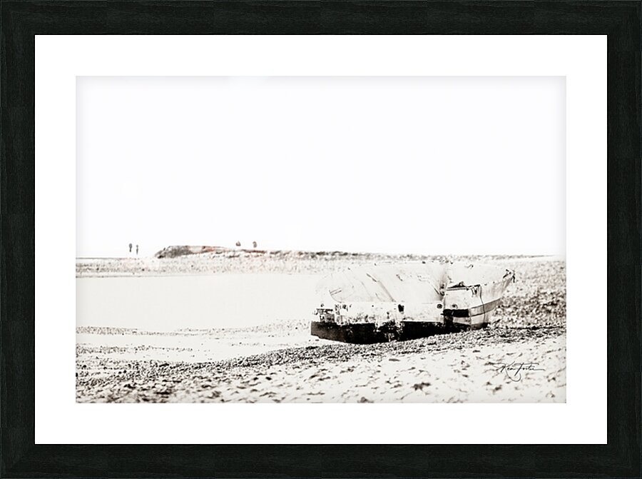 Beach Stern Picture Frame print