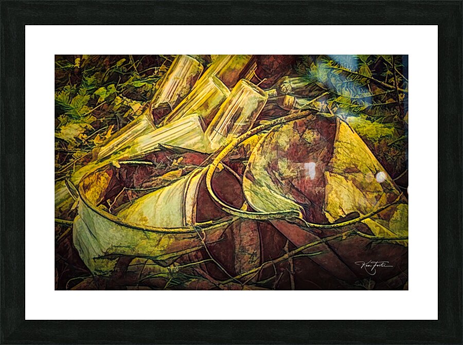 Buckets and Bottles Picture Frame print