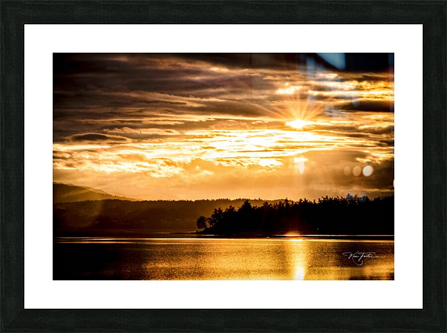 Brazen Sunset Picture Frame print